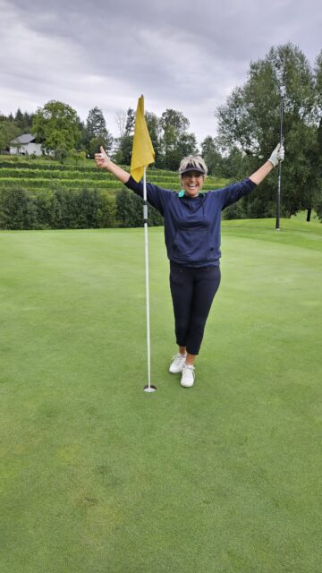 Hole in one Bahn 8